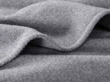 Laconia 400GSM Premium Australian Pure Wool Blanket Grey Single V442-HIN-BLANKET-LACONIAWOOL-GREY-SB
