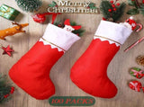 100 Pieces elt Christmas Stockings 15 Inch Party avors Stockings Xmas Decoration Stocking Rustic V1259-DP01-F-502