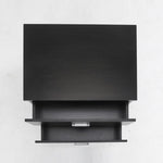 Bedside Table Side Storage Cabinet Nightstand Bedroom 2 Drawer Legs ETTA BLACK V274-FT-BEDT-2DD08-BK