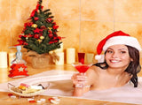 Soap Dispenser - Christmas Tree Shape - Glass - with Stainless Steel Pump - Christmas Decoration V1259-DP01-BO-59