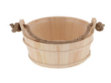 6L Sauna Bucket SPA Steam Room Accessory High Capacity Wooden Barrel for Shower Swimming Pool V1294-YM0901-3111210203911
