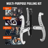 Gear Puller Set 3" 4" 6" 8" 3-Jaw Bearing Puller Wheel Gear Pulley 4 PCS V952-ZSLM43468INCHX86GV0