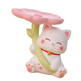 Cat Statue Storage Tray Resin Stable Base Multi Function Cute Cat Sculpture Table Decoration for V1294-YM0901-3115230050111