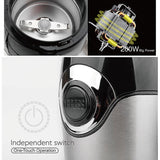 Mini Electric Coffee Grinder - Stainless Steel Grinder for Salt, Pepper, and Spices V1263-JX-4455