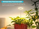 Full Spectrum LED Plant Grow Light with Telescopic Stand, Angel Ring Design, Dimmable Timer & V1341-ZY-76TZSDPE-3PCS-H