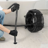 VEVOR Drain Cleaning Cable 60 FT x 1-1/5 Inch, Professional Sectional Drain Cleaner Cable with 6 V952-FDSDL114IN66LC5DVV0