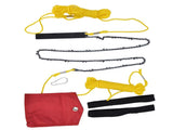 48 Inch Tree Limb Hand Rope Chain Saw 63 Teeth High Hardness Comfortable Handle Folding Pocket V1294-YM0523-3111220043911