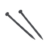 L Shaped Grass Stone Isolation Belt Landscape Edging for Garden 5cm*5cm*10m Black V1294-YM0901-3111240134315