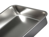 Pawz Stainless Steel Large Semi-Enclosed Cat Litter Box PT1398-GY-AU