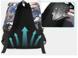 Multi Color Casual Backpack Large Capacity Daily Rucksack Lightweight Outdoor Travel Commuting V1192-AZ-W-28177