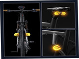 Bike Turn Signals Waterproof Remote Control 5 Mode Bike Tail Light with Right & Left Light 600mAh V1259-DP01-A-2671