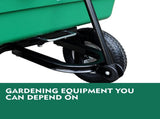 SEDY 225L Poly Pull Dump Cart Garden Hand Trailer Wagon Lawn Wheelbarrow V465-TC2165