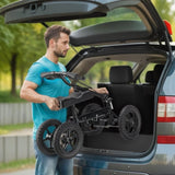 Folding Knee Scooter, Aluminum Steerable Knee Walker with Height-Adjustable Handlebar & Knee Pad, V952-XGZXQCQLBDJZ6X9I8V0