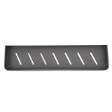 Shower Caddy Space Aluminum Rustproof Smoothing Simple Black Sturdy Bathroom Wall Shelf with 5 Hooks V1294-YM0901-3112230086612
