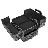 Embellir Makeup Case Beauty Trolley Cosmetic Organiser Box Travel Wheels Diamond CASE-MU-4T-081-DIBK