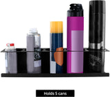Heavy-Duty Aerosol Spray Can Holder Rack Organizer, Steel, Powder-Coated, Holds 20 Cans, 4 Pcs, V1258-DP02-C-2124
