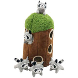6Pcs/set Interactive Squeaky Hide & Seek Activity Plush Soft Dog Toy Stuffing Burrow Optional Animal V1192-AZ-W-23271