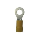 Alco Ring Terminal Insulated Double Grip 2.5-6mm M6 Stud Yellow RY6/50 V1202-V1-ALCRY6-50