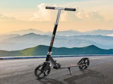 MONVELO Folding Scooter Dual Large Wheels Black RR1009-BK