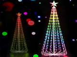 1.8M Christmas Tree 265 LED RGB Fairy Lights Jingle Jollys XMAS-FAIRY-RGB-7FT-DIMMABLE