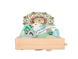 MAOMAO-Music Box Handmade Wooden Ferris Wheel Music Box - Christmas V888-ELOSUNG33265
