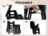 Multipurpose Portable Folding 2 Step Stool Non-Slip PP Collapsible Step Ladder Stool For Office V985-2STEPSTOOL