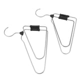5pcs Foldable Clothes Hanger Stainless Steel Multifunctional Anti Slip Foldable Garment Hangers for V1294-YM0901-3117240334511