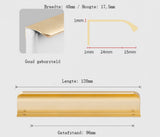 10 pieces - Handle - Furniture handle - Kitchen cabinet - Concealed handle - Furniture V1188-NK-BOL-233