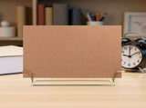 Small Desktop Cork Board with Stand in , Perfect for Office Notes, Photos, and Memo Display V1366-AZ2-W-17608