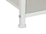 Levede Chest of 3 Drawers Bedside Table Beige CH1051-CR