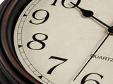 Silent Non-Ticking Retro Quartz Wall Clock Battery Operated for Living Room Kitchen Home Office, 12 V1237-ZY00B018PIS8QQ
