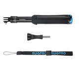 Foldable Tripod Selfie Stick For Action Cameras - 23.5-81Cm Length PRL-6950ACD