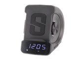 3 in 1 Bluetooth Speaker PC ABS Alarm Clock with Wireless Charging for Bedside 10W Grey V1294-YM0703-3115230022611