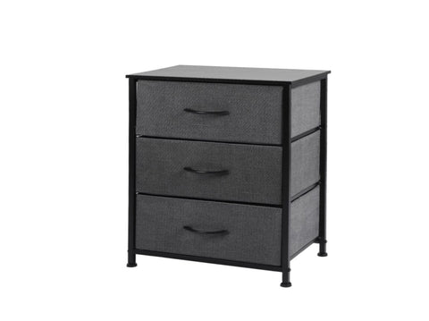 Levede Storage Cabinet Tower Chest Dark Grey CH1051-DG_NZ