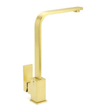 WELS Brushed Gold Gooseneck 360 Swivel Laundry Sink Kitchen Mixer Faucet Tap V1233-KSQ501G