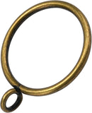 44 Pack Curtain Rings with Eyelets, Metal Drapery for Pinch Pleat Curtains, Drape Ring 1.5 Inch I D, V1259-DP01-A-4349