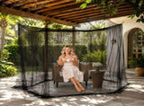 Extra Large Outdoor Net Tent 9.8x9.8 Feet Mosquito Mesh Screen Room Gazebo for Patio Camping Picnic V1366-AZ2-W-17425