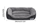 Dog Beds for Small Medium Large Dogs and Cats, Soft Plush Dog Sofa Bed, Washable Pet Bed, Dog Bed V1366-AZ2-W-18356