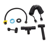 Bathroom Handheld Bidet Sprayer Kit Bidet Toilet Sprayer with Hose for Women Feminine Wash Black V1294-YM0703-3112230002211