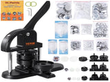 Button Maker Machine, 1/1.25/2.28 inch 3-in-1 Pin Maker, Installation-Free Badge Punch V952-SL253258MM300D5JWV0