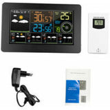 WiFi Color Weather Station with App Indoor Outdoor Temperature Humidity Pressure Wind Speed Clock V1188-MS-527-019