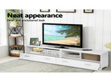 Artiss TV Cabinet Entertainment Unit 180cm White Eddie FURNI-C-SMTV-180-WH-AB