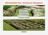 Steel Landscape, 5 Packs 990 x 207 mm Rust-Resistant Metal Landscape, Bendable Garden V952-DXGJSPZ5PCS3W4HOLV0