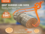 VEVOR Timber Claw Hook, 36 inch 4 Claw Log Grapple for Logging Swivel Steel Log Lifting V952-YMQZQ36YC4ZK04DRLV0