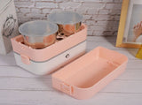 Portable Electric Heating Lunch Box Food Heating Warmer Steaming Cooking MachineDouble Layer US Plug V1294-YM0901-3113200043316