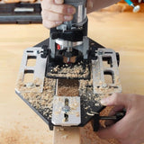Door Hinge Jig, Aluminum Alloy Woodworking Opener, Slotting Locator, Flexible Wooden Door Hinge V952-JLDWKKQTSJLKNLYWYV0