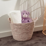 2 Piece Cotton Rope String Carry Handles Storage Baskets Set V915-MB0051