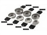 16Pc Magnetic Stainless Steel Measuring Cups & Spoons Set, 7 Heavy Duty Cups,8 Double Sided Spoons V1189-LWWAL-20260325-00627