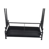 Umbrella Storage Rack Iron with Drip Tray 10 Holes 8 Hooks Umbrella Rack Stand for Home Hotel Lobby V1294-YM0716-3117220148211