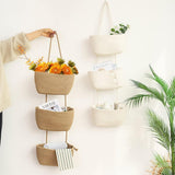Foldable Wall-Mounted Storage Basket - Hanging Organizer for Home Use V1258-DP02-BOL-437